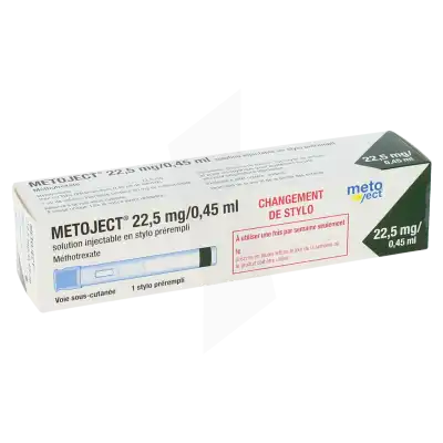 Metoject 22,5 Mg/0,45 Ml, Solution Injectable En Stylo Prérempli à Nice