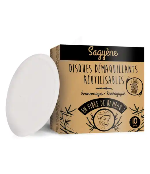 Sagyene Disque Démaquillant Réutilisable B/10