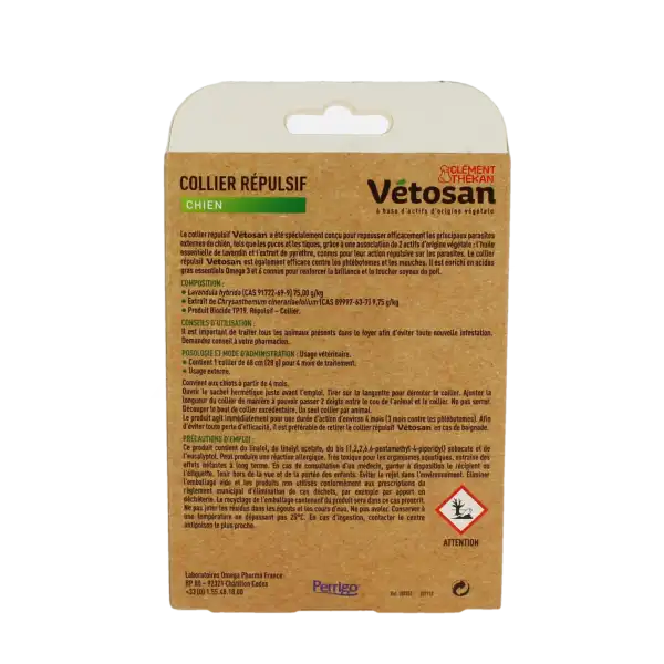 Vetosan Collier RÉpulsif Chien