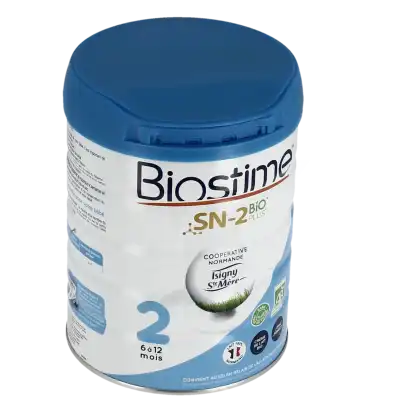 Biostime 2 Lait En Poudre Bio 6-12 Mois B/800g à GRENOBLE