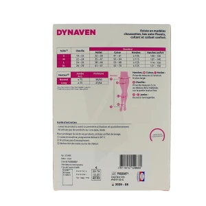 Sigvaris Dynaven Transparent Collant Confort Classe 2 Beige Clair Long L