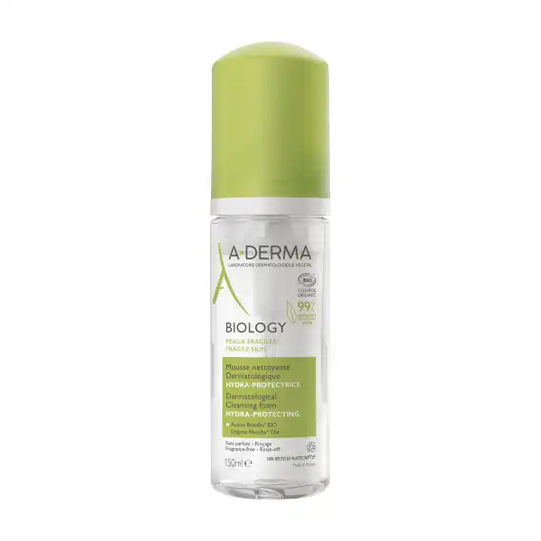 Aderma Biology Mousse Nettoyante Hydra-protectrice Fl/150ml