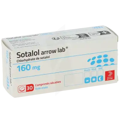 Sotalol Arrow Lab 160 Mg, Comprimé Sécable à TOULOUSE