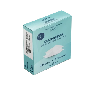Santecare Compresse St N Tiss 10 X 10 Cm 10 Sachets De 2
