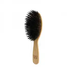 Béliflor Tek Grande Brosse Ovale Frêne Naturel Poils De Sanglier