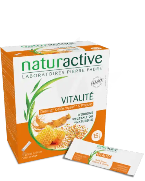 Naturactive Phytothérapie Fluides Solution Buvable Vitalité 15 Sticks/10ml