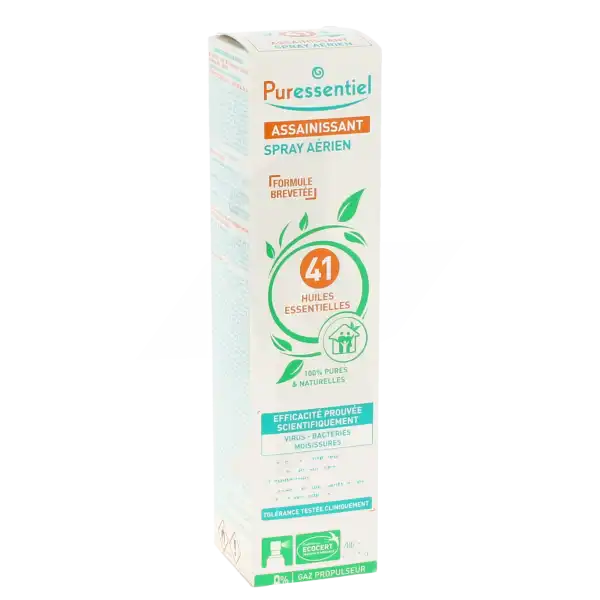 Puressentiel Assainissant Spray Aérien Assainissant Aux 41 Huiles Essentielles - 200 Ml