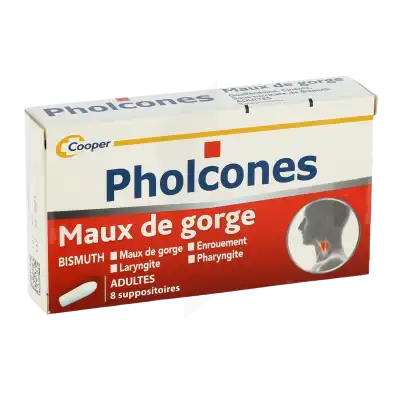 Pholcones Bismuth Adultes, Suppositoire à Bordeaux