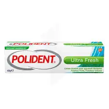 Polident Ultra Fresh Crème adhésive appareil dentaire 40g
