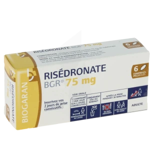Risedronate Bgr 75 Mg, Comprimé Pelliculé