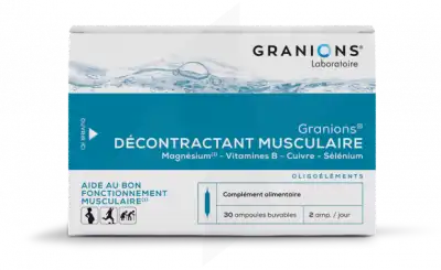 Granions Décontractant Musculaire Solution Buvable 2b/30 Ampoules/2ml à TRUCHTERSHEIM