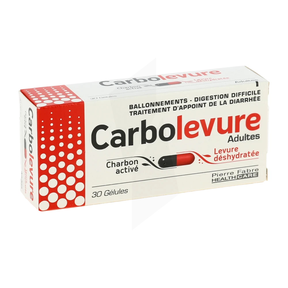 Carbolevure Gélules Adulte Plq/30