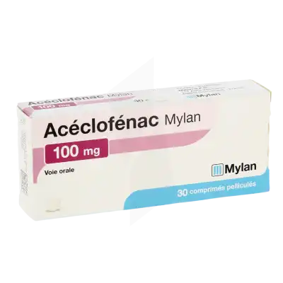 Aceclofenac Viatris 100 Mg, Comprimé Pelliculé à Saint-Pierre-des-Corps