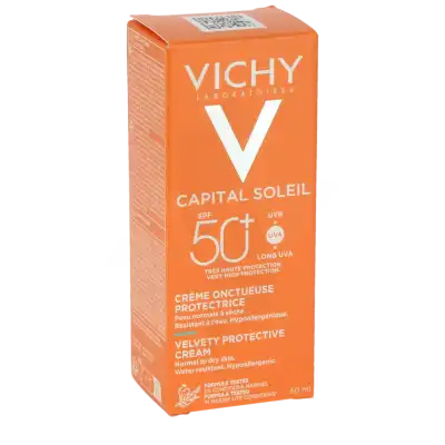 Vichy Idéal Soleil Spf50 Crème Onctueuse Visage T/50ml à La-Mure