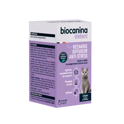 Biocanina Recharge pour Diffuseur Anti-stress Chat 45ml