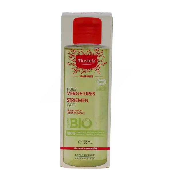 Mustela Huile Vergetures Bio 105 Ml
