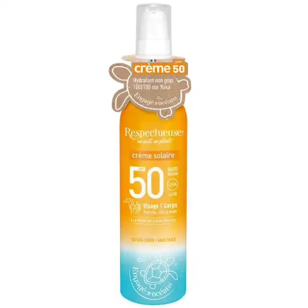 Respectueuse Solaire Crème Spf50 Bio 100ml