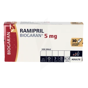 Ramipril Biogaran 5 Mg, Comprimé Sécable