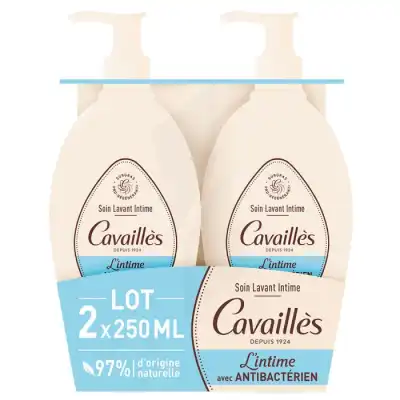 Rogé Cavaillès Soin Lavant Intime Avec Antibactérien Gel 2fl/250ml à Touques