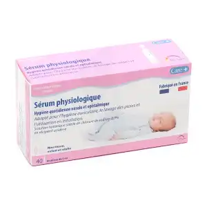 Care+ Sérum Physiologique 40unidoses/5ml à PORT-DE-BOUC