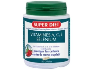 Superdiet Complexe Sélénium Vitamines Ace Gélules B/150
