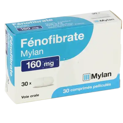 Fenofibrate Viatris 160 Mg, Comprimé Pelliculé à SAINT-PRIEST