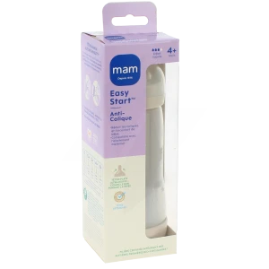 Mam Easy Start Nature Biberon Tétine Débit 3 Sable 320ml