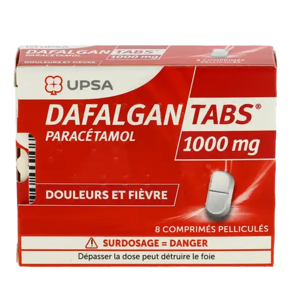 Dafalgantabs 1000 Mg, Comprimé Pelliculé