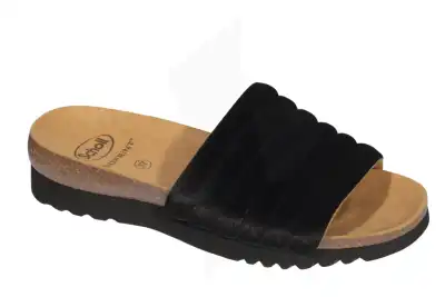 Acheter Scholl Mya Velvet Mule bioprint noir pointure 38 à BOURBON-LANCY