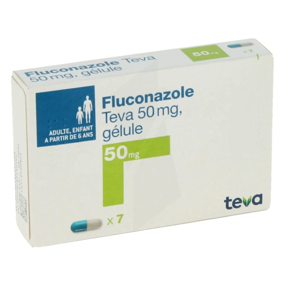 Fluconazole Teva 50 Mg, Gélule
