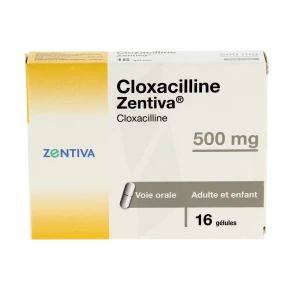 Cloxacilline Zentiva 500 Mg, Gélule