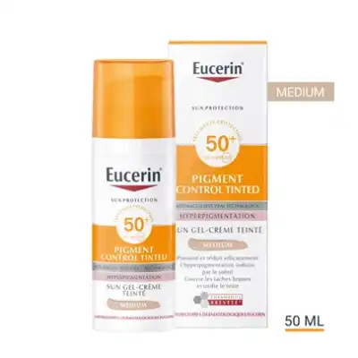 Eucerin Sun Pigment Control Spf50+ Gel-crème Teinté Fl Pompe/50ml à LIVRON-SUR-DROME