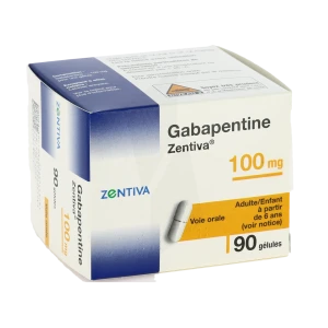 Gabapentine Zentiva 100 Mg, Gélule