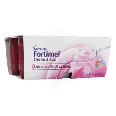 Fortimel Creme 2 Kcal Nutriment Fruits De La ForÊt 4coupelles/200g à DIJON