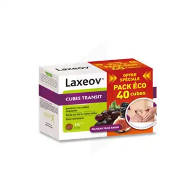 Nutreov Laxeov Cube Pruneau Figue Raisin Régulation Transit B/40/10g à Libourne