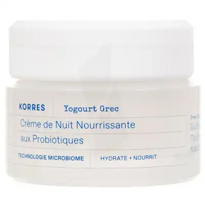 Korres Crème Nuit Nourrissante Probiotiques & Yaourt Grec 40ml à LA TRINITÉ