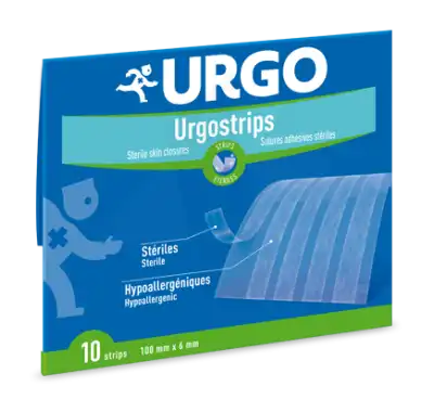 Urgostrips Bandelettes Steriles Sutures X10 à CUISERY