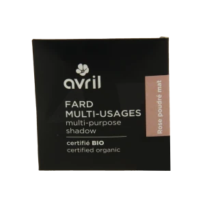Avril Fard à Paupières Bio Rose Poudré Mat Recharge/2,5g