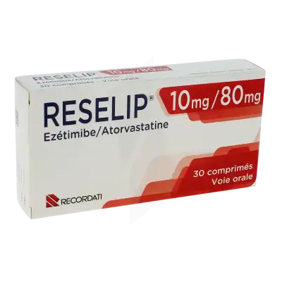 Reselip 10 Mg/80 Mg, Comprimé à CHAMPAGNOLE