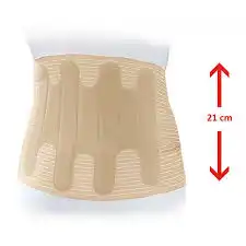 LOMBASKIN Ceinture lombaire beige H21cm T4 B/1