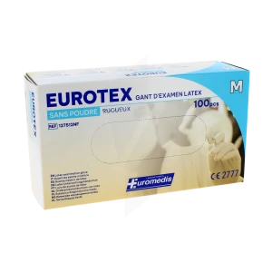 Eurotex 240mm Gant Non Poudré T7/8 B/100