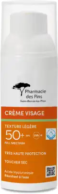 Pharmacie Des Pins Solaire CrÈme Visage Texture LÉgÈre Spf 50+ Fl Airless/50ml à Saint-Brevin-les-Pins
