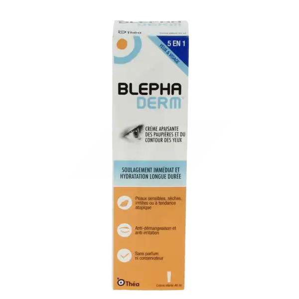 Blepharderm Crème Apaisante Paupières Et Contour Des Yeux T/40ml