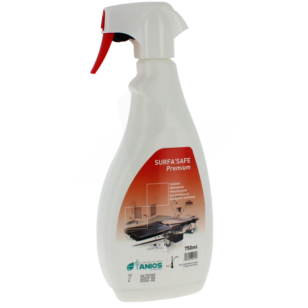 Anios Surface Safe Premium Sol Nettoyant Désinfectant 750ml