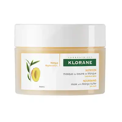 Klorane Capillaires Mangue Masque réparateur au Beurre de Mangue 150 ml