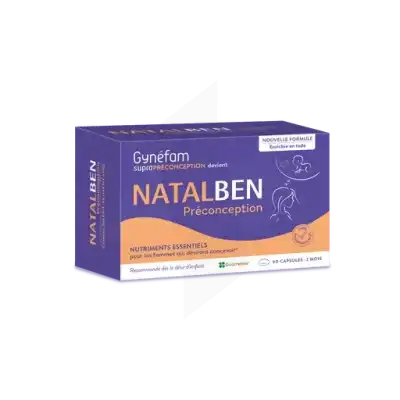 Natalben Preconception Caps B/60 à Saint-Pierre-des-Corps