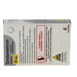 Ondansetron Viatris 8 Mg, Comprimé Orodispersible