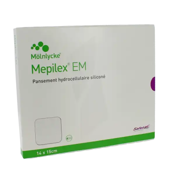 Mepilex Em Pansement Hydrocellulaire Découpable Stérile 14x15cm