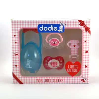 Dodie Coffret Sucette Fille +6mois à VIC-LE-COMTE