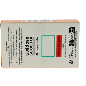 Uvedose 50 000 Ui, Capsule Molle